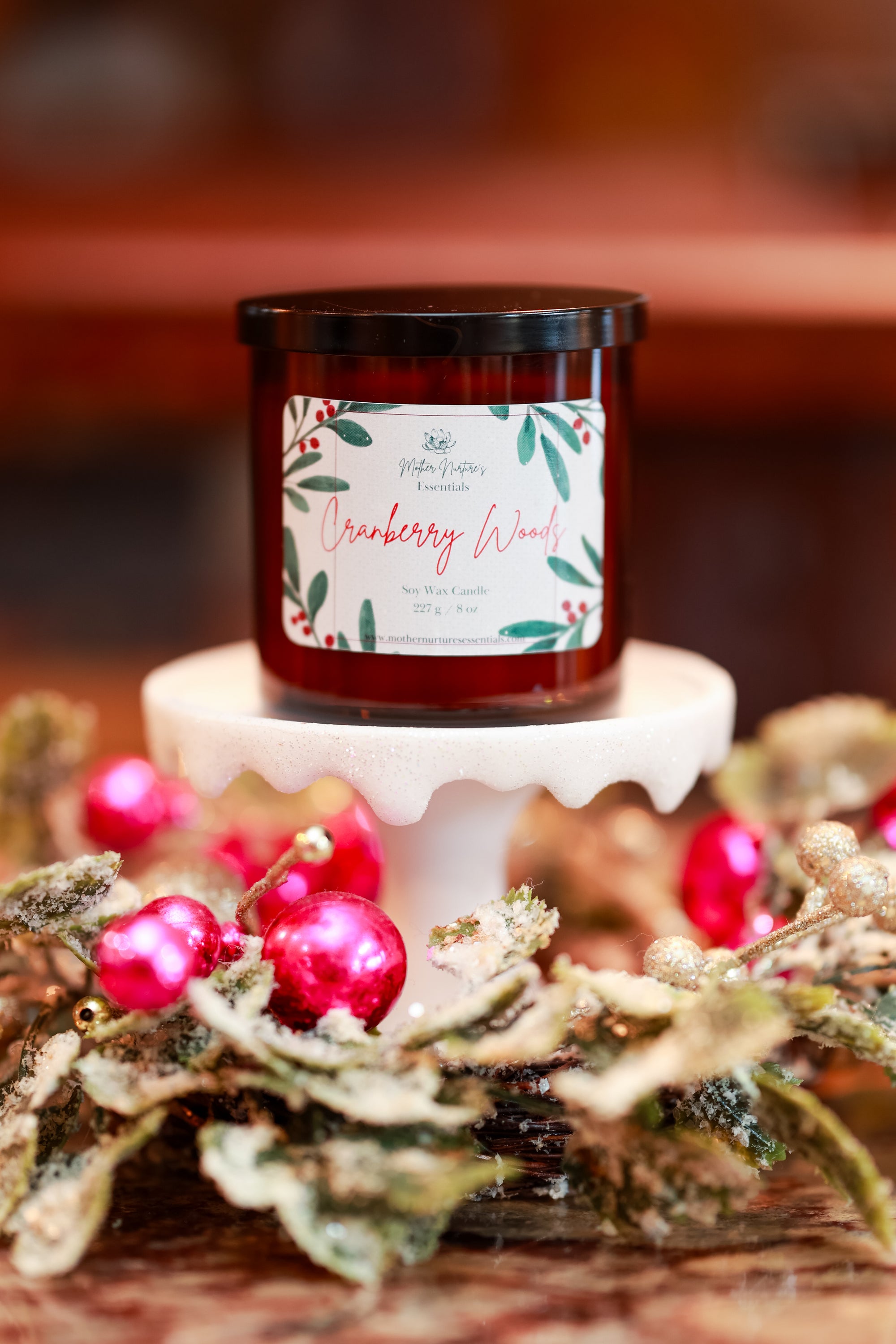 Cranberry Woods 8 oz Soy Candle