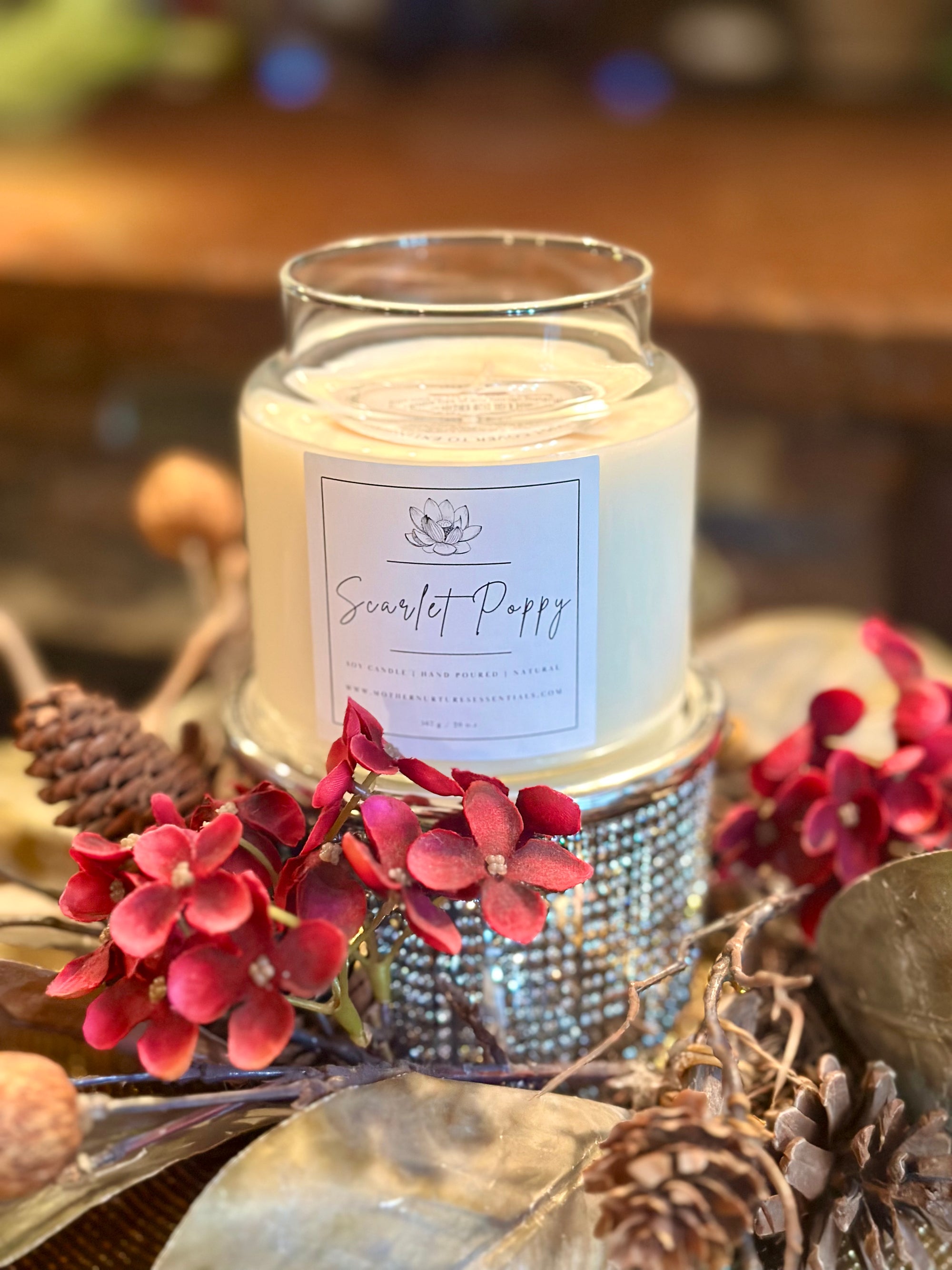 Scarlet Poppy 20 oz Soy Candle